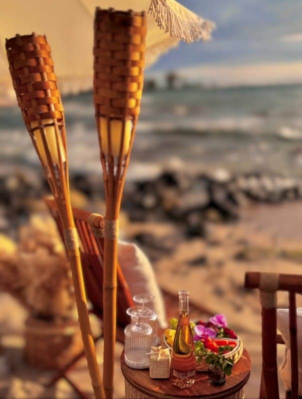 Luxury resort setting