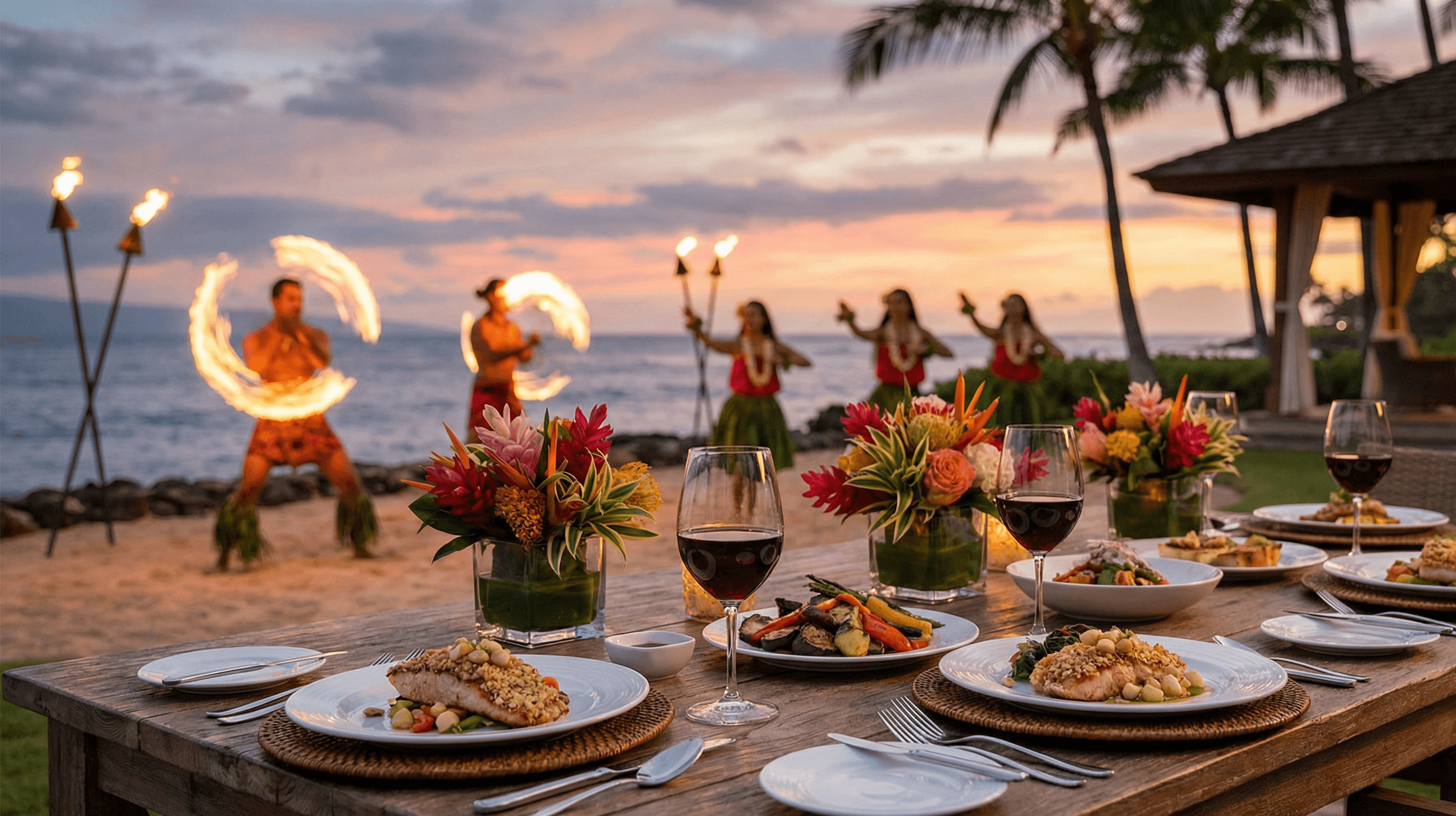 Luxurious setup for the The Private Table experience